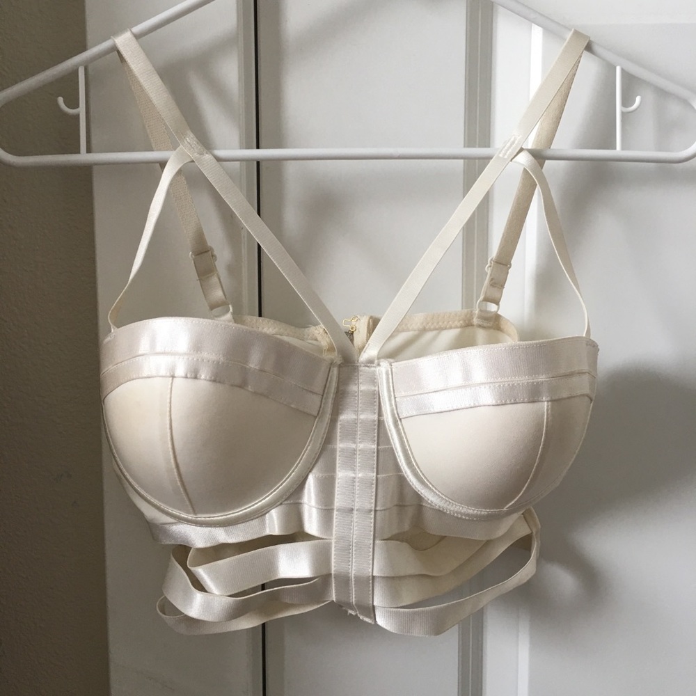White bandage top
